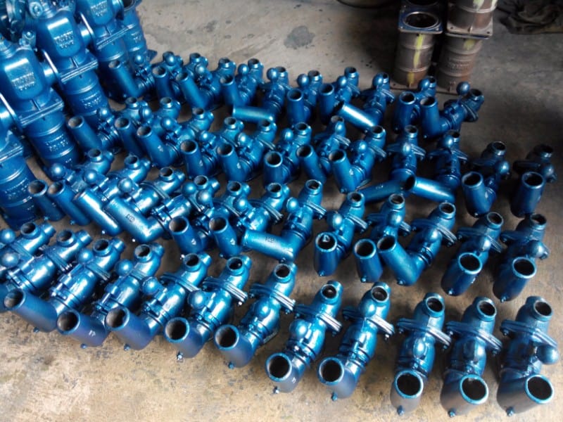 Pompa air dragon biru