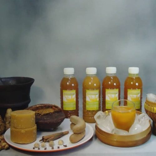 penumbuk jamu besi cor