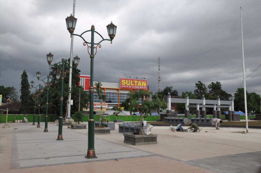 Tiang Lampu Alun Alun Kabupaten Rembang