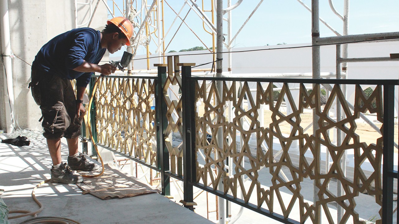 Railing pagar