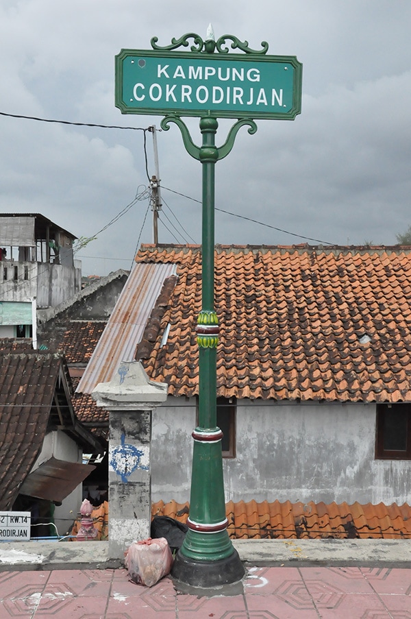 Tiang papan nama semarang