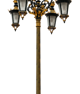 tiang lampu antique