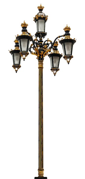 Tiang lampu antique
