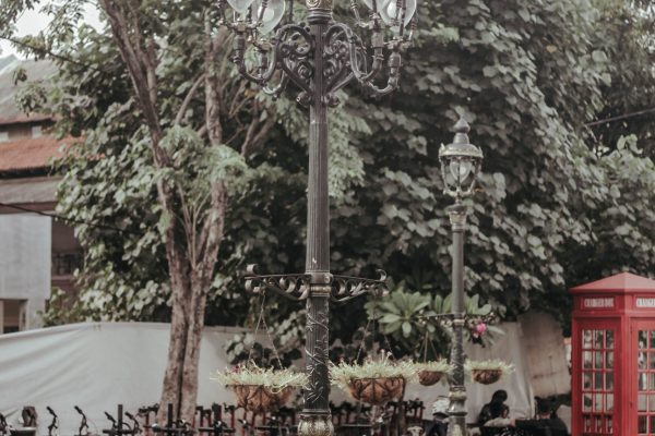 tiang lampu pagar alam