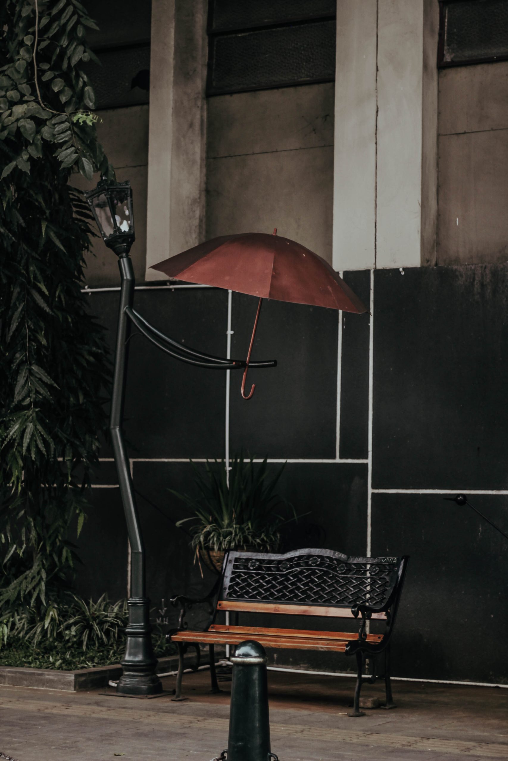 Paket kursi lampu payung