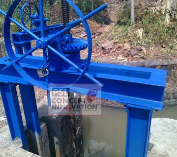 Pintu air irigasi medan