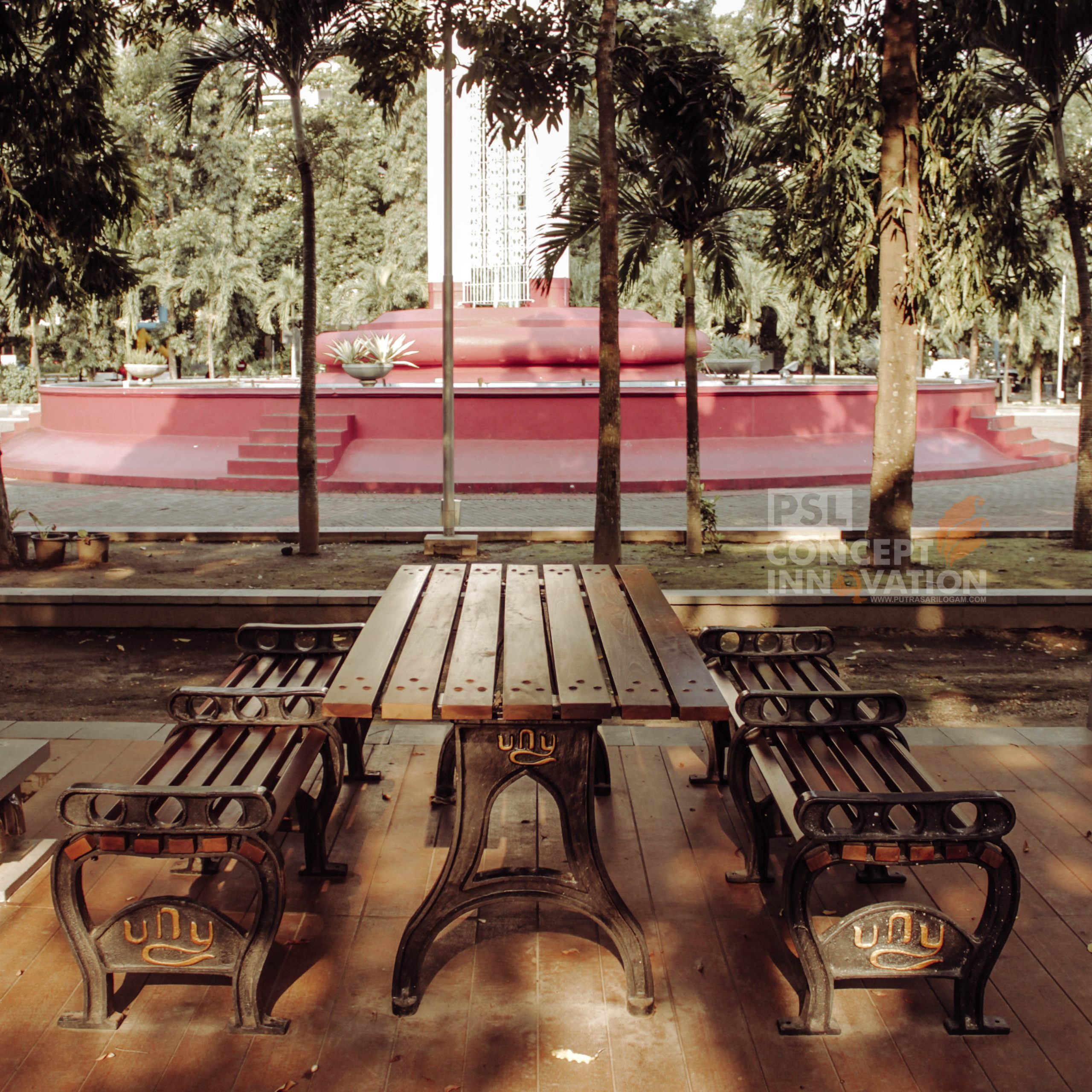 Meja taman