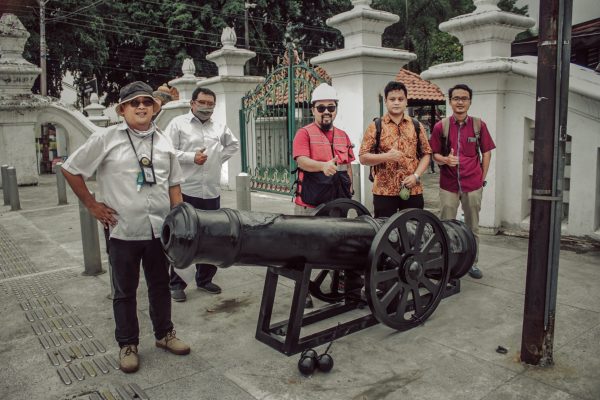 Meriam untuk daerah istimewa yogyakarta ini terbuat dari baja kuat