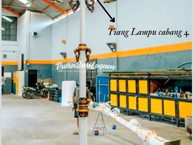 promosi dengan lampu penerangan jalan