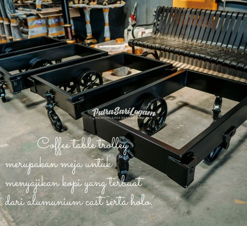 Coffee table trolley untuk Belitung