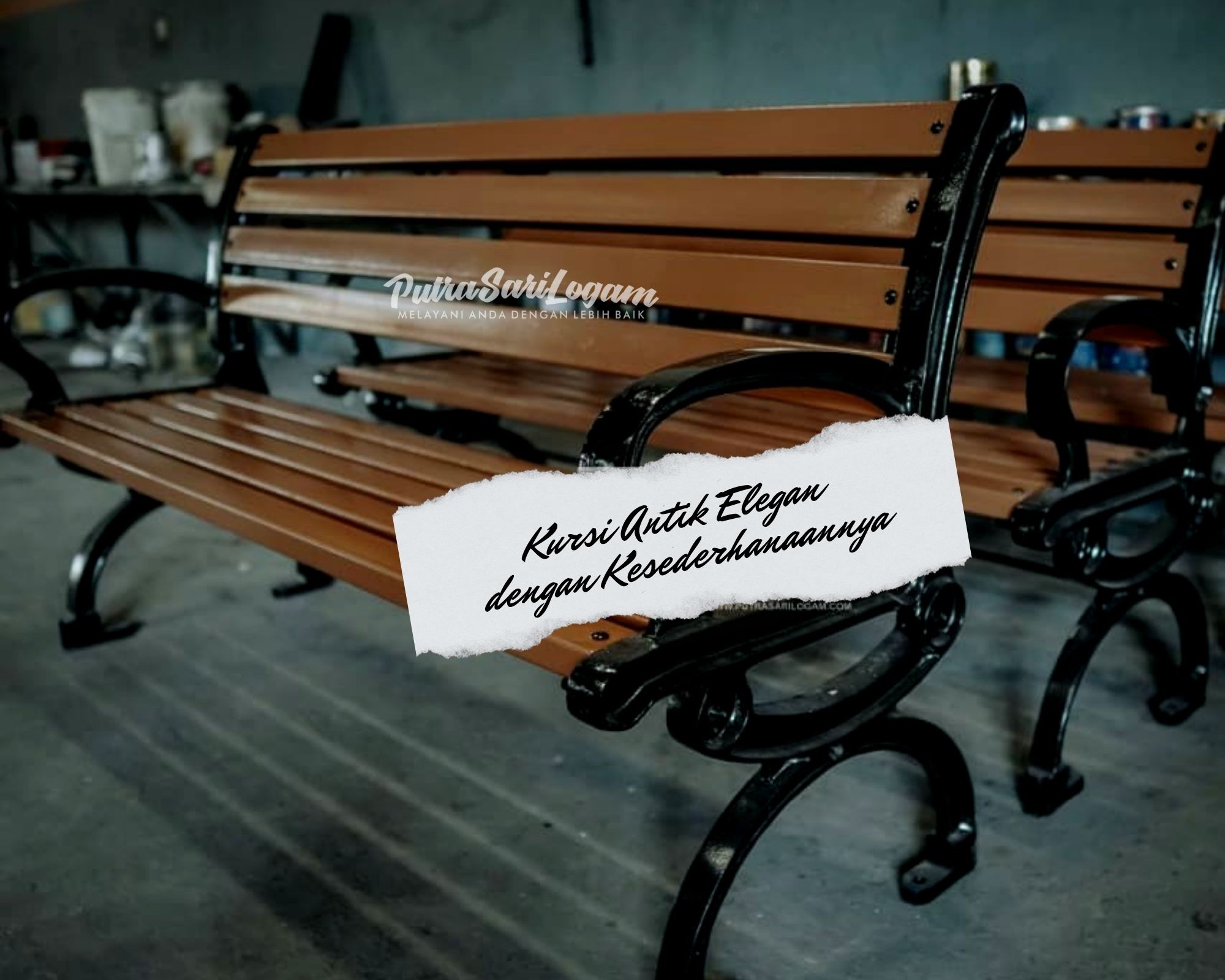 Kursi Antik Alumunium nan Elegan