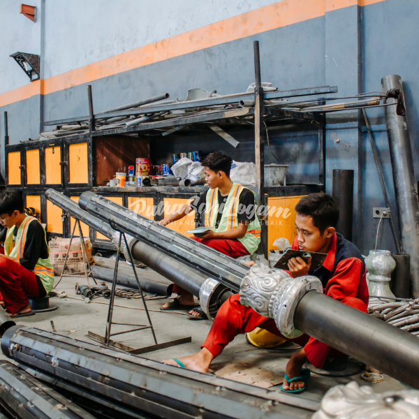 tiang lampu PJU Kota kediri