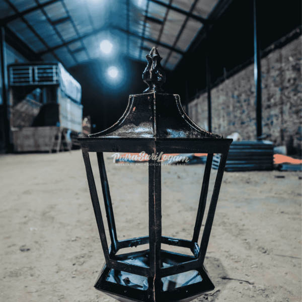 tiang lampu dual arms untuk riau