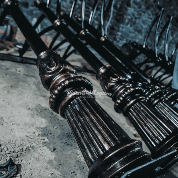 tiang lampu dual arms untuk riau