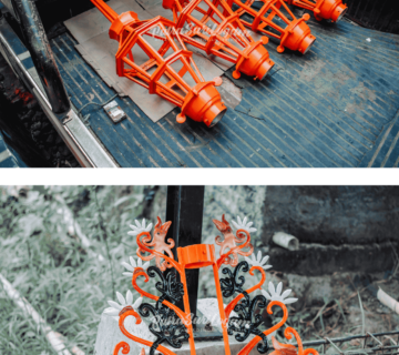 tiang lampu antik untuk kota palangkarya