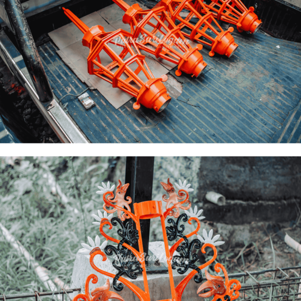 tiang lampu antik untuk kota palangkarya
