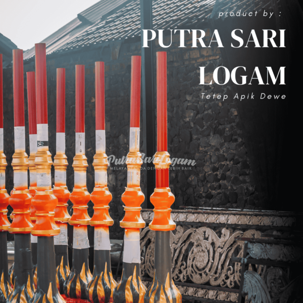 tiang lampu antik untuk kota palangkarya