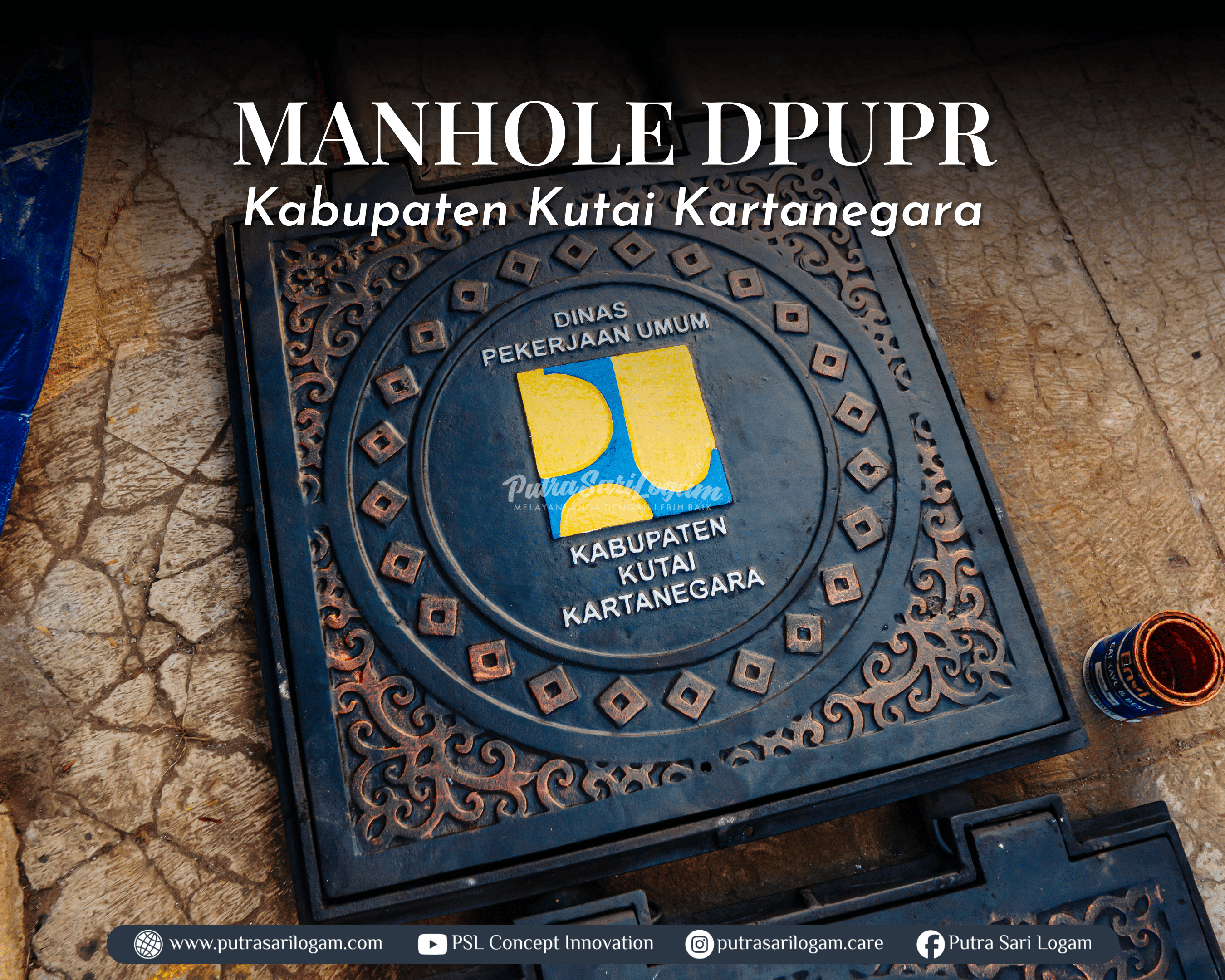 MANHOLE COVER BATIK KUTAI KARTANEGARA