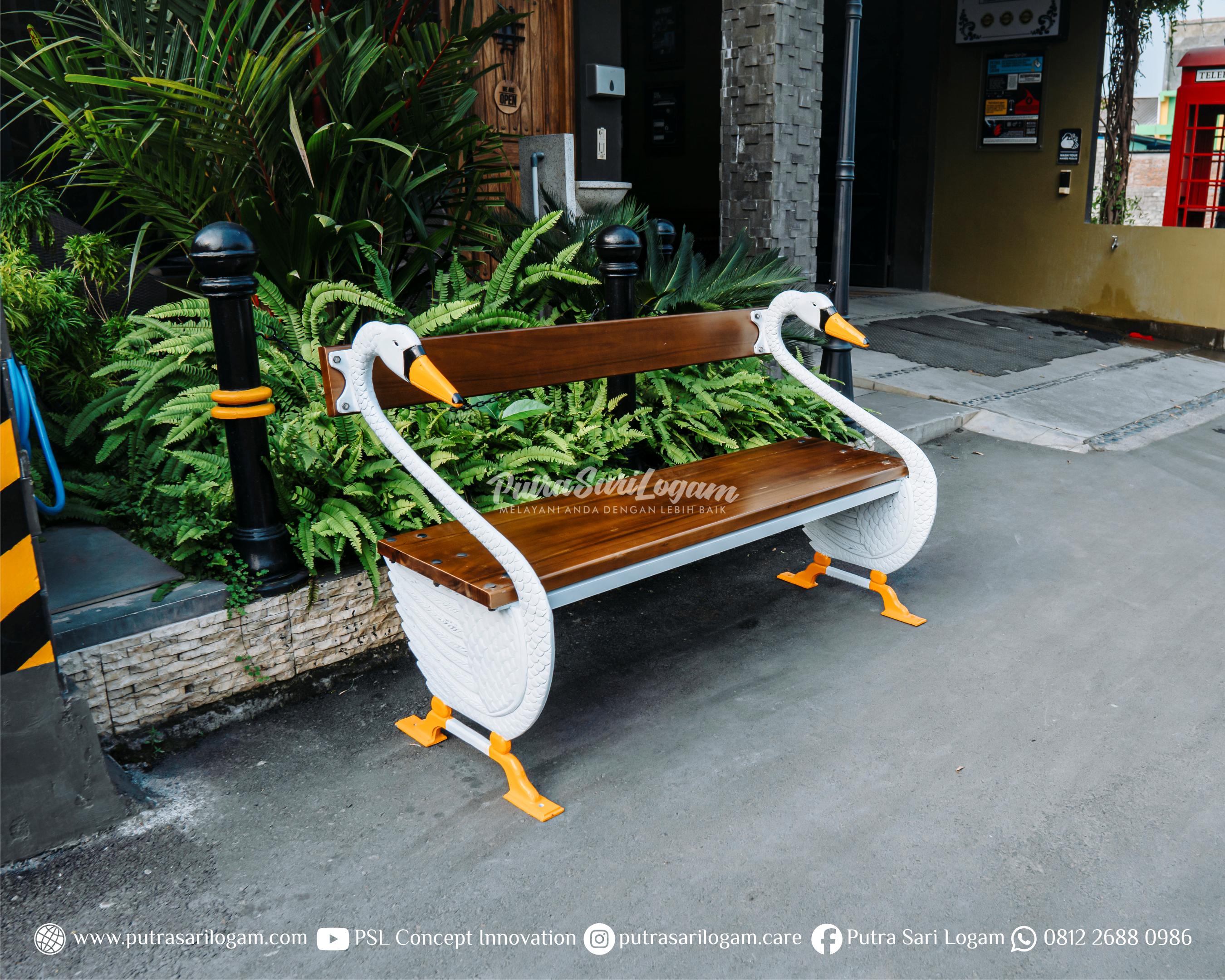 Kursi Taman Model Angsa Untuk Bali