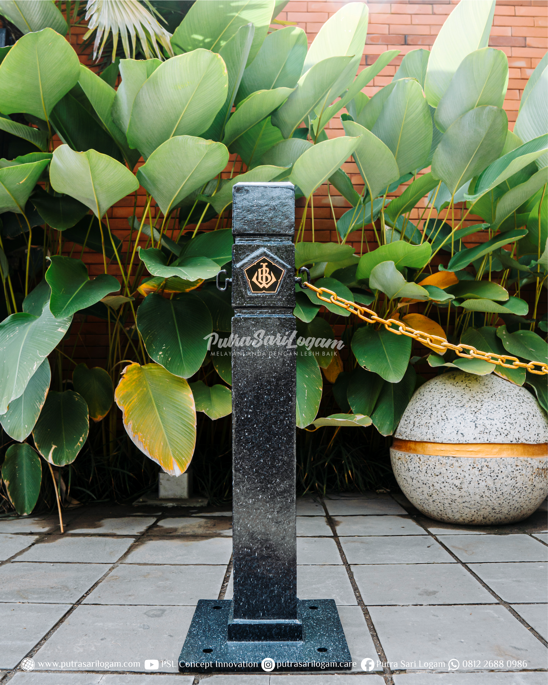 Final Look Bollard Rantai Untuk Semarang