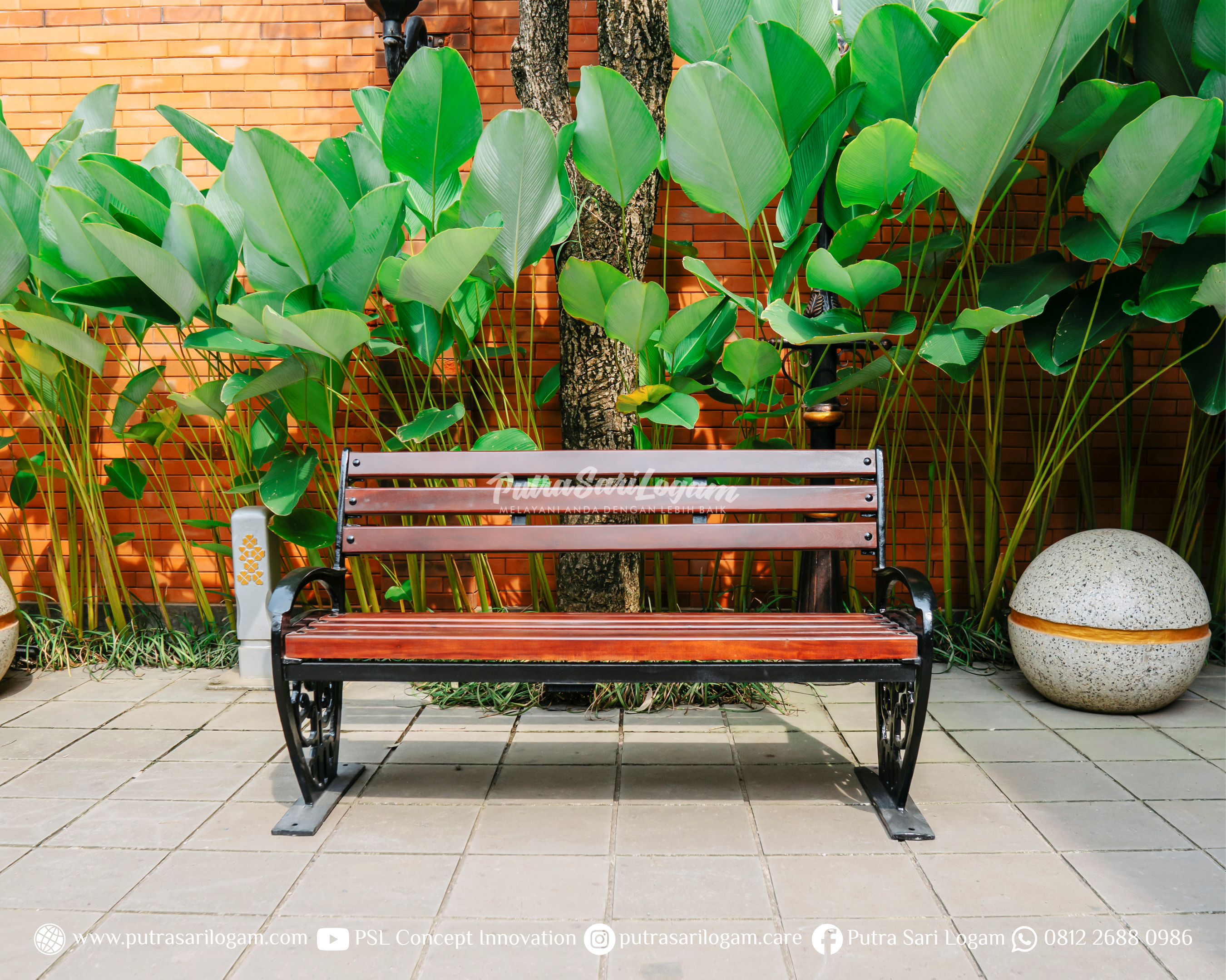 Detail Dari Kursi Taman