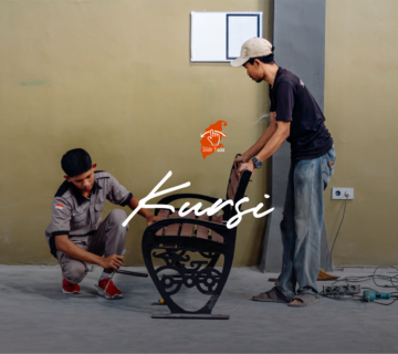 Kursi Taman Motif Sepeda