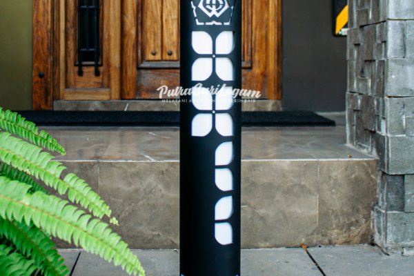 Bollard Trotoar Motif Kawung Untuk Unisula