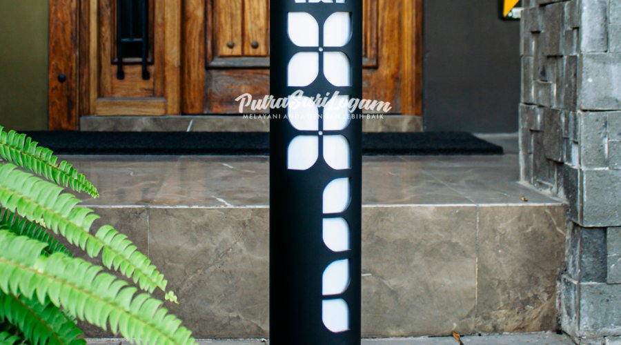 Bollard Trotoar Motif Kawung Untuk Unisula