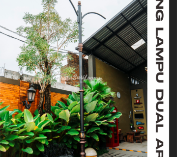 Tiang Lampu Dual Arms Untuk Kota Purworejo